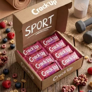 Pack de 10 barres Sport Berry'Up aux fruits rouges et noix pour la récupération physique.