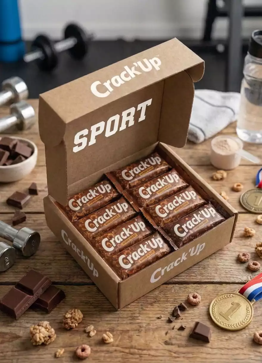 sport chocoboost-min Pack de 10 barres Sport saveur Choco'Boost pour la récupération physique étudiante.